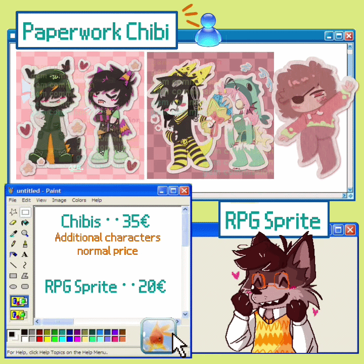 Paperwork Chibi / RPG Sprite