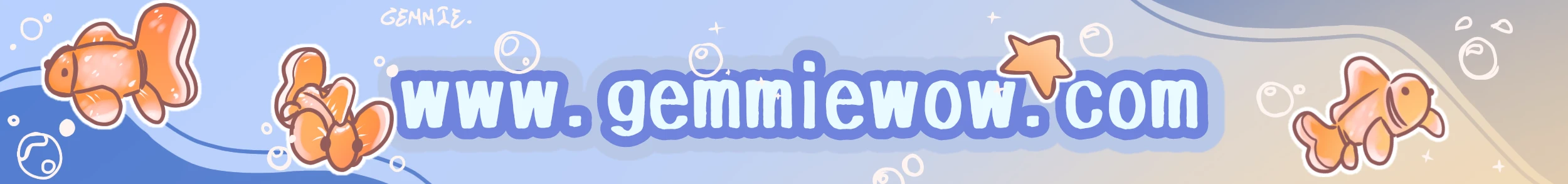 Gemmie's corner banner — gemmiewow.com