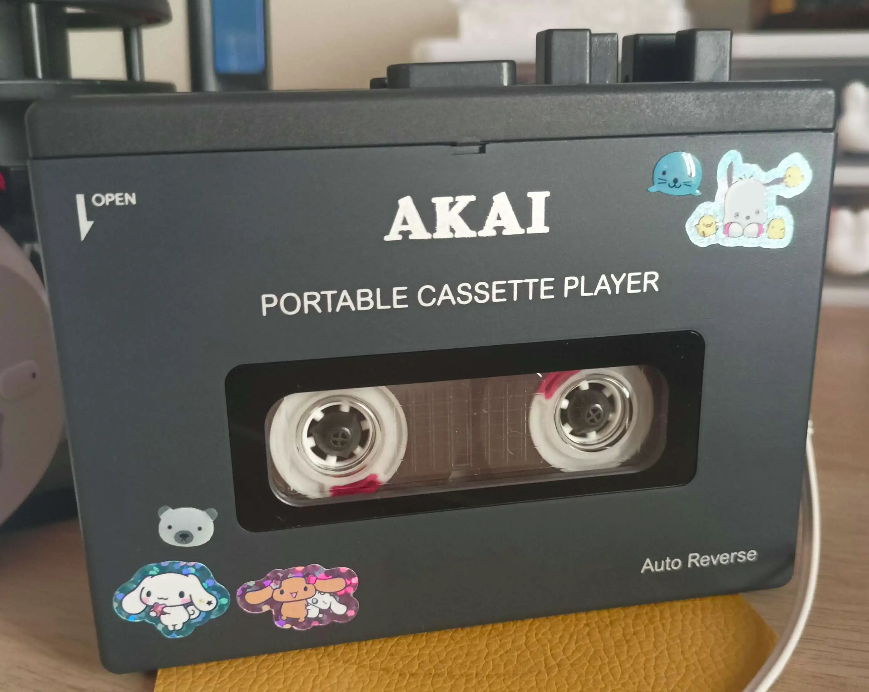 My Akai cassette player