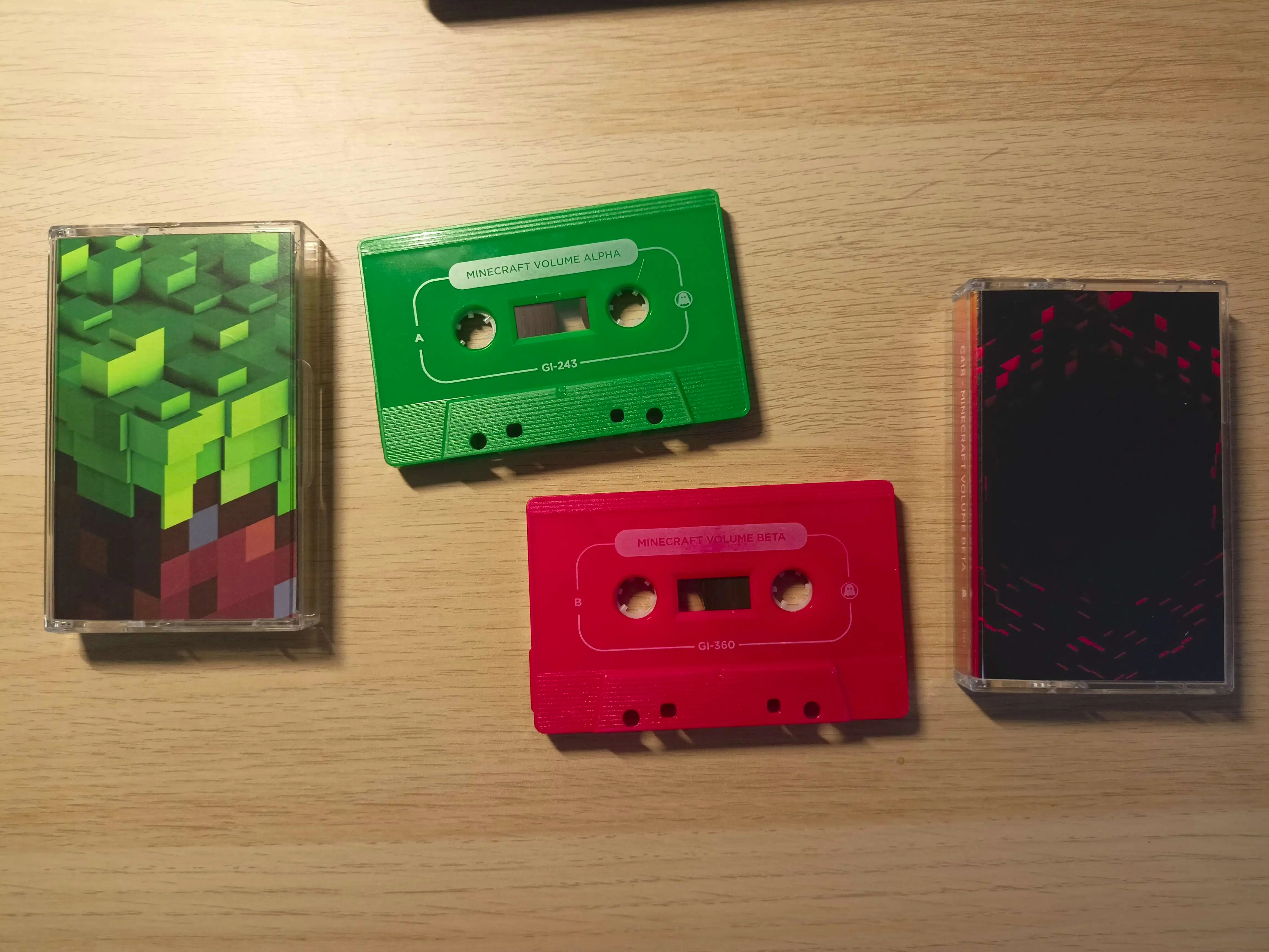 My minecraft music cassettes