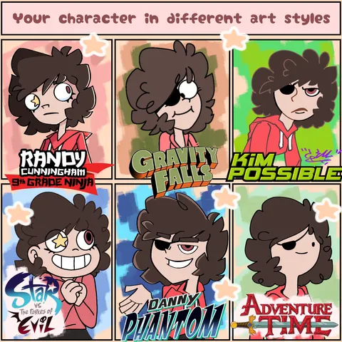 Gemmie_in_other_art_styles